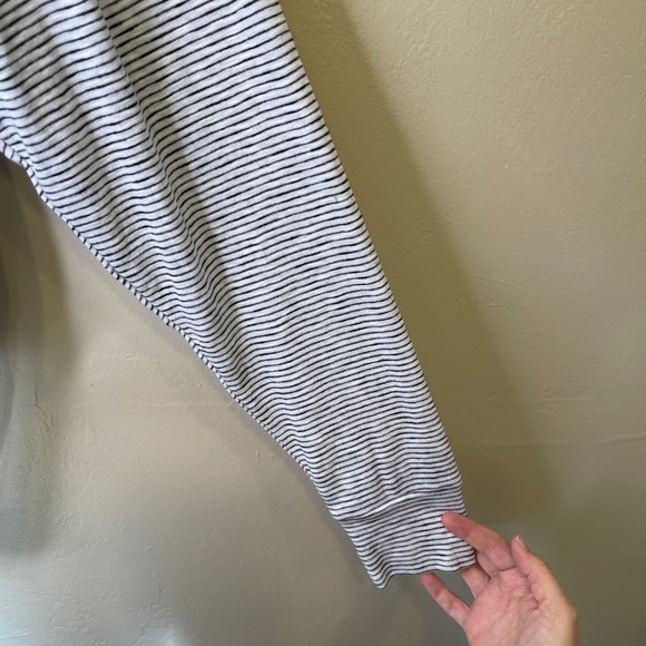 Topshop | “All The Love” Embroidered Striped VSCO Retro Vibes Long Sleeve Shirt - Picture 8 of 11